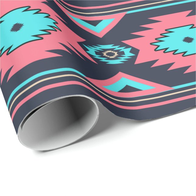 Southwestern ethnic tribal pattern. wrapping paper (Roll Corner)