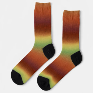 Southwestern Evening Gradient Colours Socks