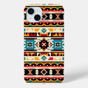Southwestern Geometric Art iPhone 15 Mini Case
