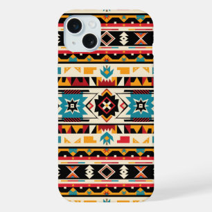 Southwestern Geometric Art iPhone 15 Plus Case