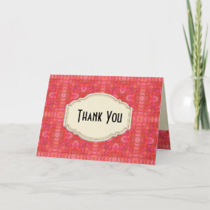 Southwestern Geometric Aztec Style Thank You Card