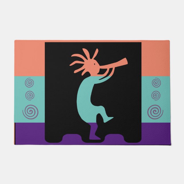 Southwestern Kokopelli Doormat (Front)