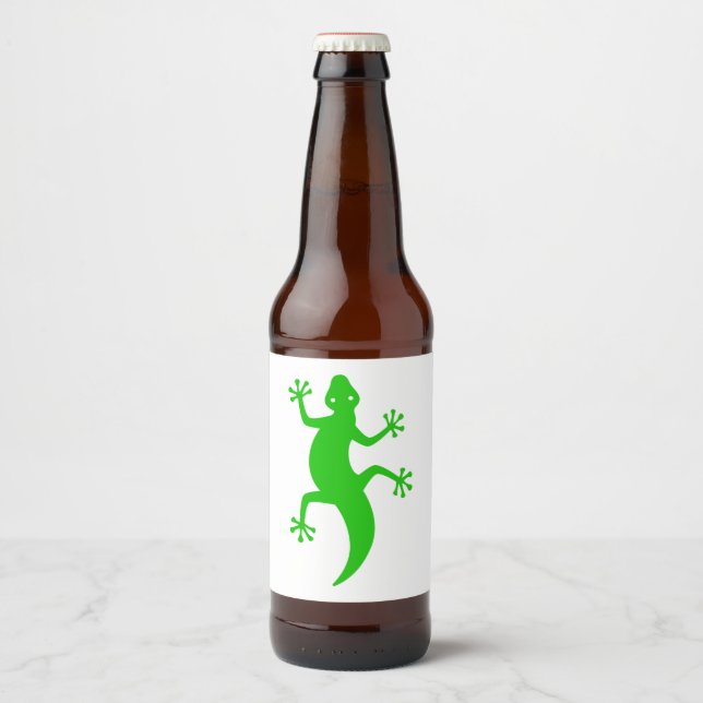 Southwestern Lizard Beer Bottle Label (Front)