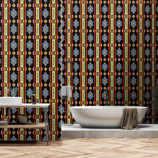Southwestern Native American Pattern Wallpaper