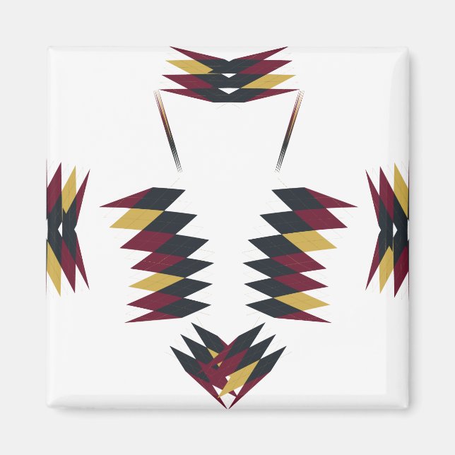 Southwestern Native Art Pattern Magnet (Front)