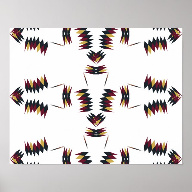 Southwestern Native Pattern Poster (Front)