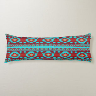 Southwestern navajo ethnic tribal pattern. body pillow