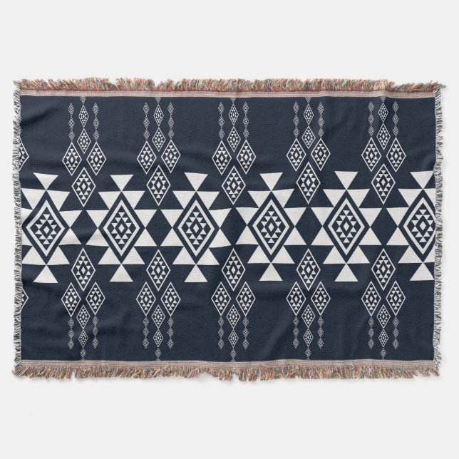 Southwestern Navajo Throw Blanket (Front)