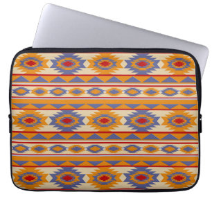 Southwestern navajo tribal pattern laptop sleeve