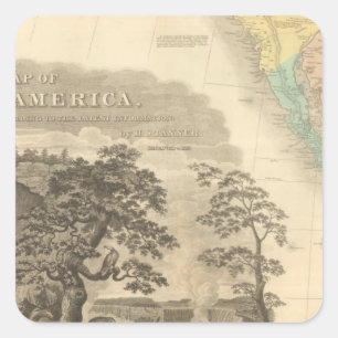 Southwestern North America Square Sticker