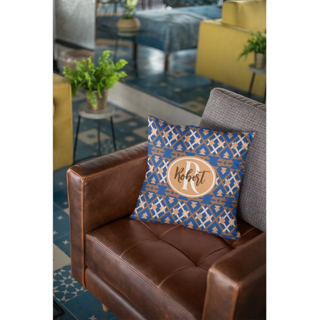 Southwestern Oasis Aztec Geometric Throw Pillow (Bold pattern, desert energy, and zero bland vibes. This pillow does more than sit there—it shows up.)