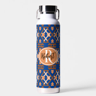 Southwestern Oasis Aztec Geometric Water Bottle