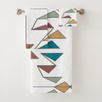 Southwestern Oblique Triangle Pattern Design