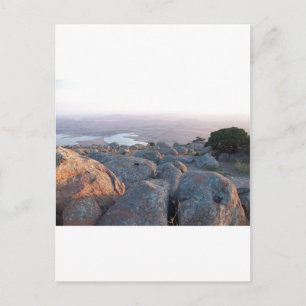 Southwestern Oklahoma Mountain Scenery of Mt Scott Postcard