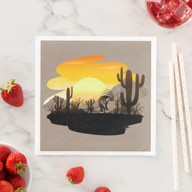 Southwestern Party Kokopelli Napkins (Insitu)
