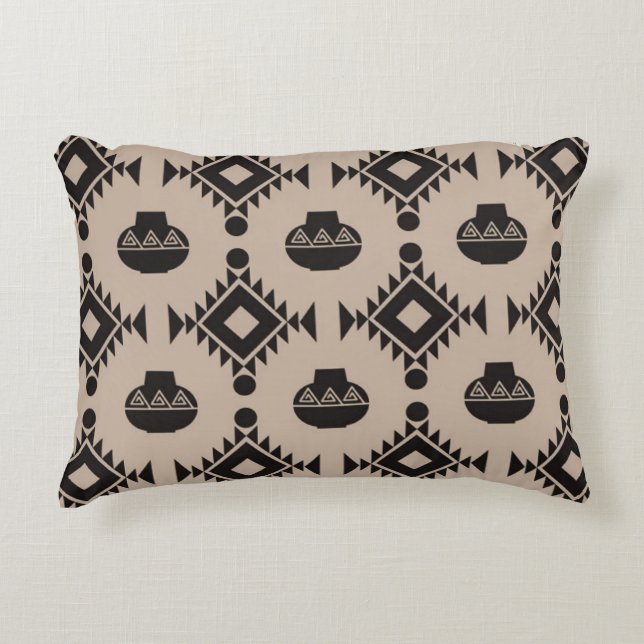 Southwestern Pattern  1 Accent Pillow (Front)