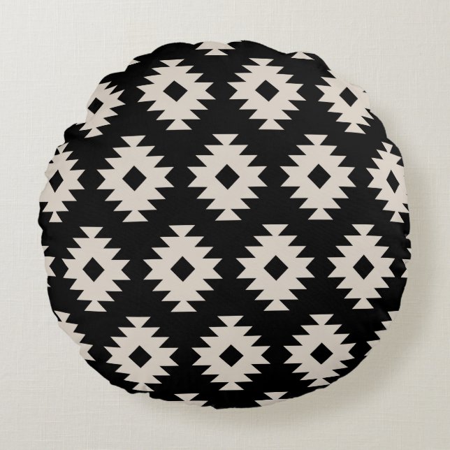 Southwestern Pattern Round Pillow (Front)