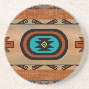 Southwestern Pueblo Design Coaster