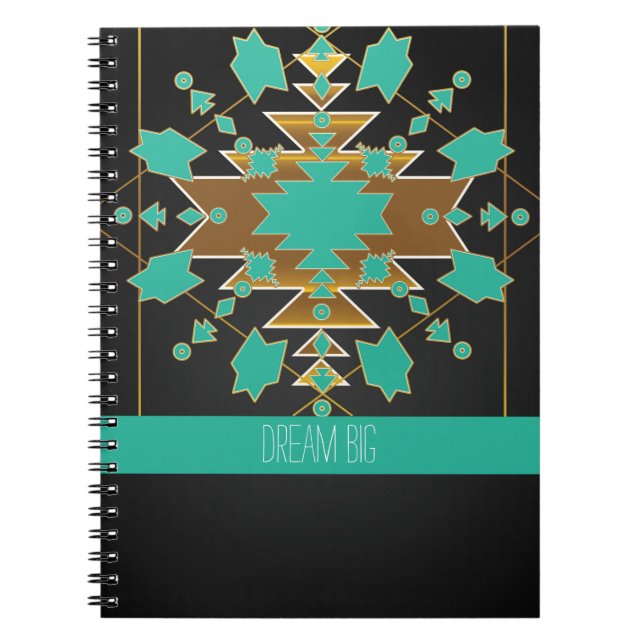 Southwestern Ranch Turquoise carnet journal (Devant)