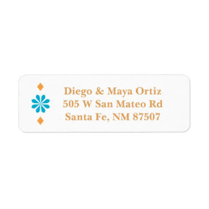 Southwestern Santa Fe Address Labels