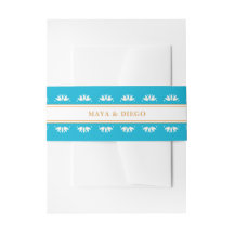 Southwestern Santa Fe Belly Band For Invitations