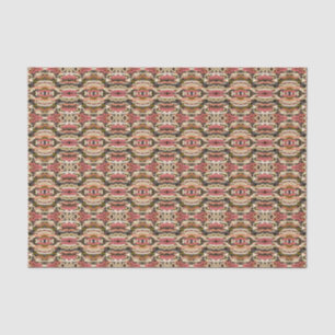 Southwestern Squiggly Wiggly Earth Tone Abstract Tissue Paper