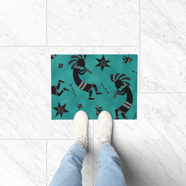 Southwestern style pattern door mat (Indoor)