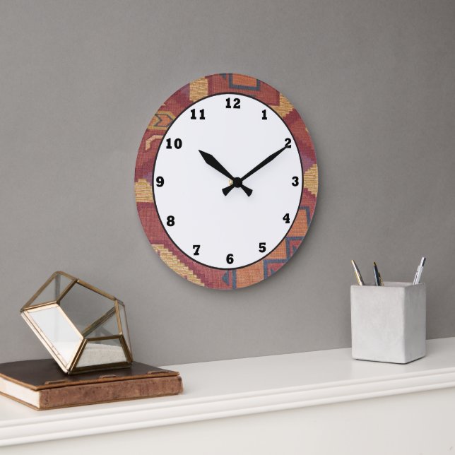 Southwestern style pattern fun wall clock (Office)