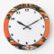 Southwestern style pattern fun wall clock