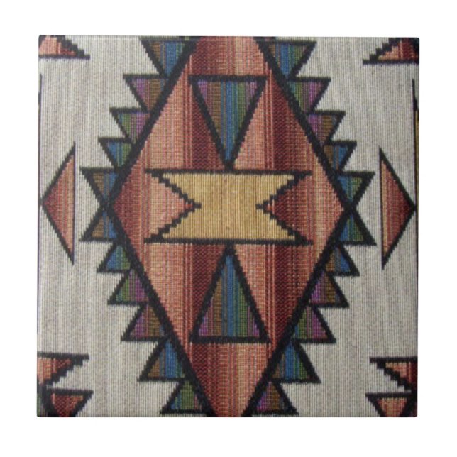 Southwestern Style Pattern Tile (Front)