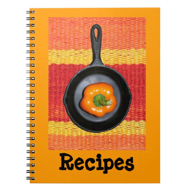 Southwestern Style Recipe Notebook (Front)