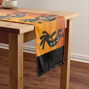 Southwestern Sunset Kokopelli Short Table Runner