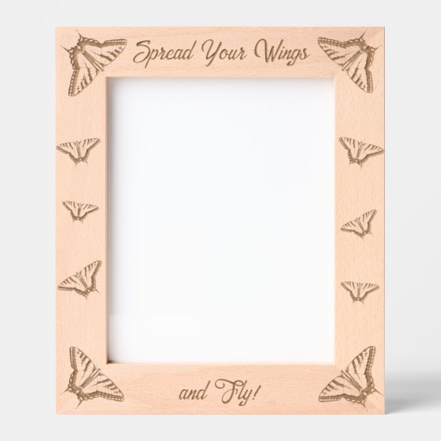 Southwestern Swallowtail Butterfly Personalized Etched Frames (Front)
