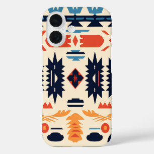 Southwestern Tribal Aztec Geometric Boho iPhone 16 Case