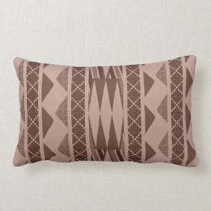 Southwestern Tribal Aztec Pattern Lumbar Pillow