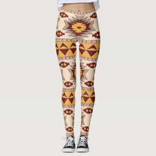 Southwestern tribal pattern leggings
