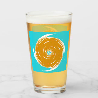 Southwestern Twirl Pattern Glass