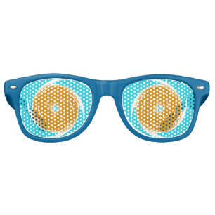 Southwestern Twirl Pattern Retro Sunglasses