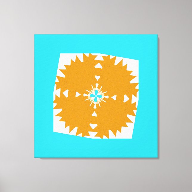 Southwestern Vibes Multi-Colour Pattern Canvas Print (Front)