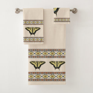 Southwestern Yellow Swallowtail Butterfly   Bath T Bath Towel Set
