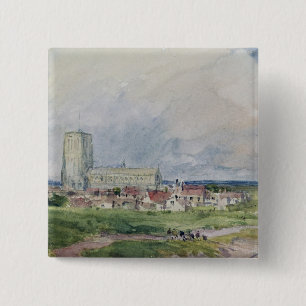 Southwold, Suffolk 2 Inch Square Button