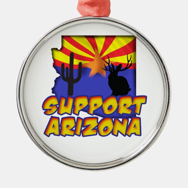 Soutien Argent Argent Ornement Pendentif Arizona (Devant)