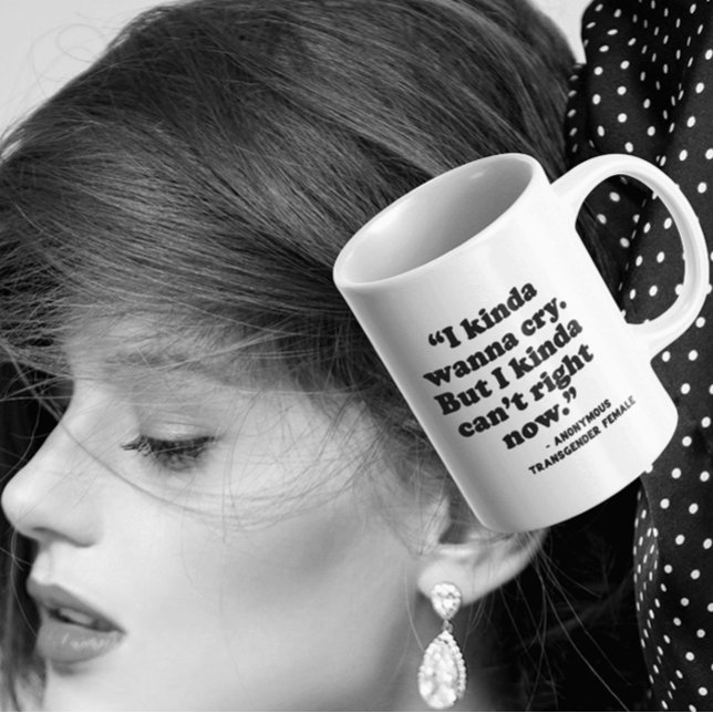 Soutien en santé mentale | Kinda Wanna café Mug (Note: This is not a picture of the actual product. This is a representation of the product.)
