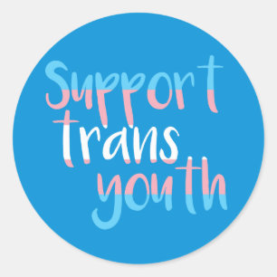 Soutien Stickers Jeunes Trans