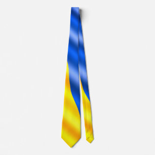 Soutien Ukraine Cravate drapeau ukrainien - Libert
