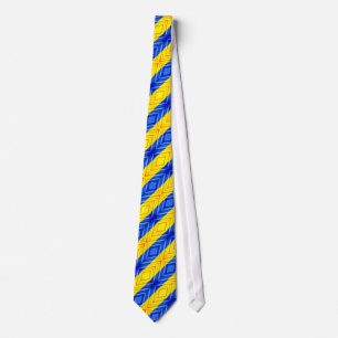 Soutien Ukraine Cravate drapeau ukrainien - Libert