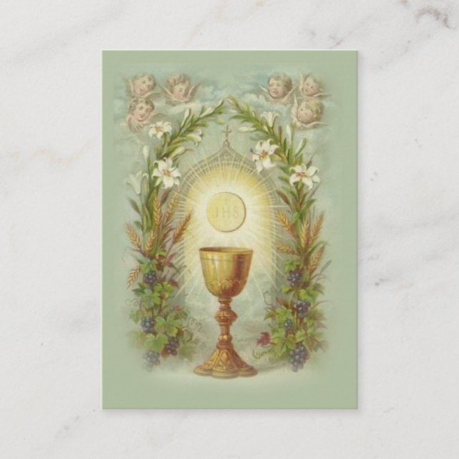 Souvenez-vous Carte Sainte pour la première sainte (Devant)