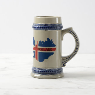 Souvenir beer stein or mug of Iceland