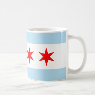 Souvenir Chicago Flag Coffee Mug