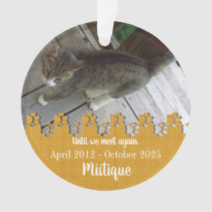 Souvenir commémoratif de l'animal de compagnie Kee